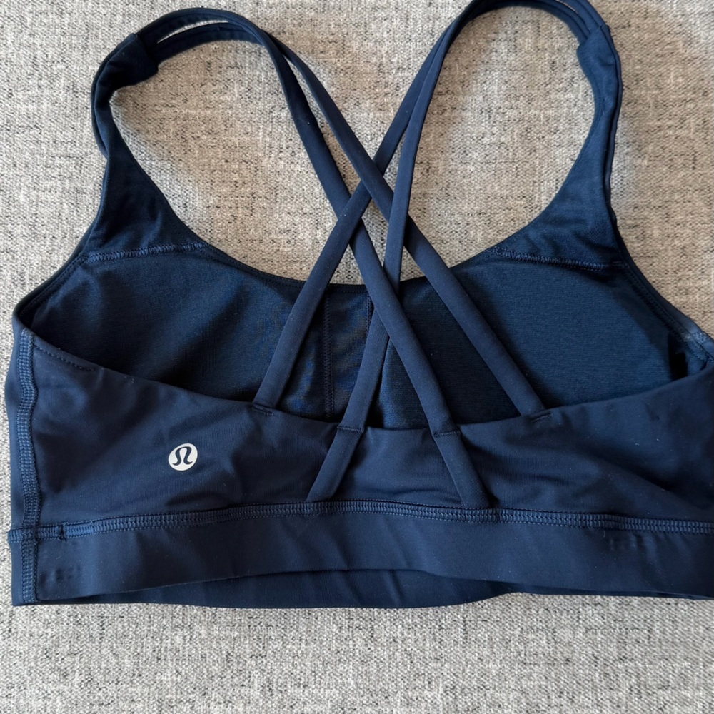 Lululemon Dark Blue Energy Bra,size 6 - Picture 2 of 5